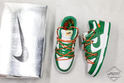 Off-White Nike SB Dunk Low Pine Green orange