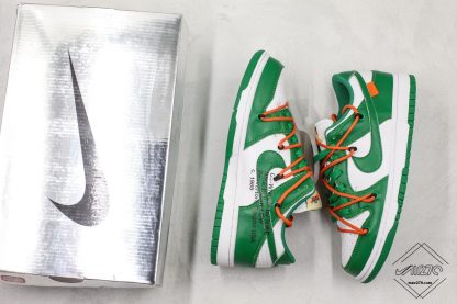 Off-White Nike SB Dunk Low Pine Green shoes