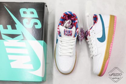 Parra x Nike SB Dunk Low White Navy Blue sneaker