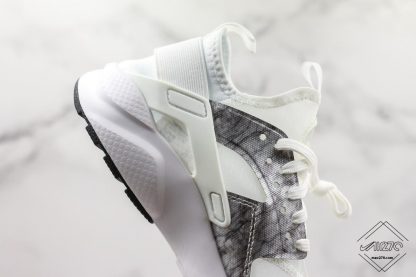 Shop Nike Air Huarache Ultra Suede White Silver