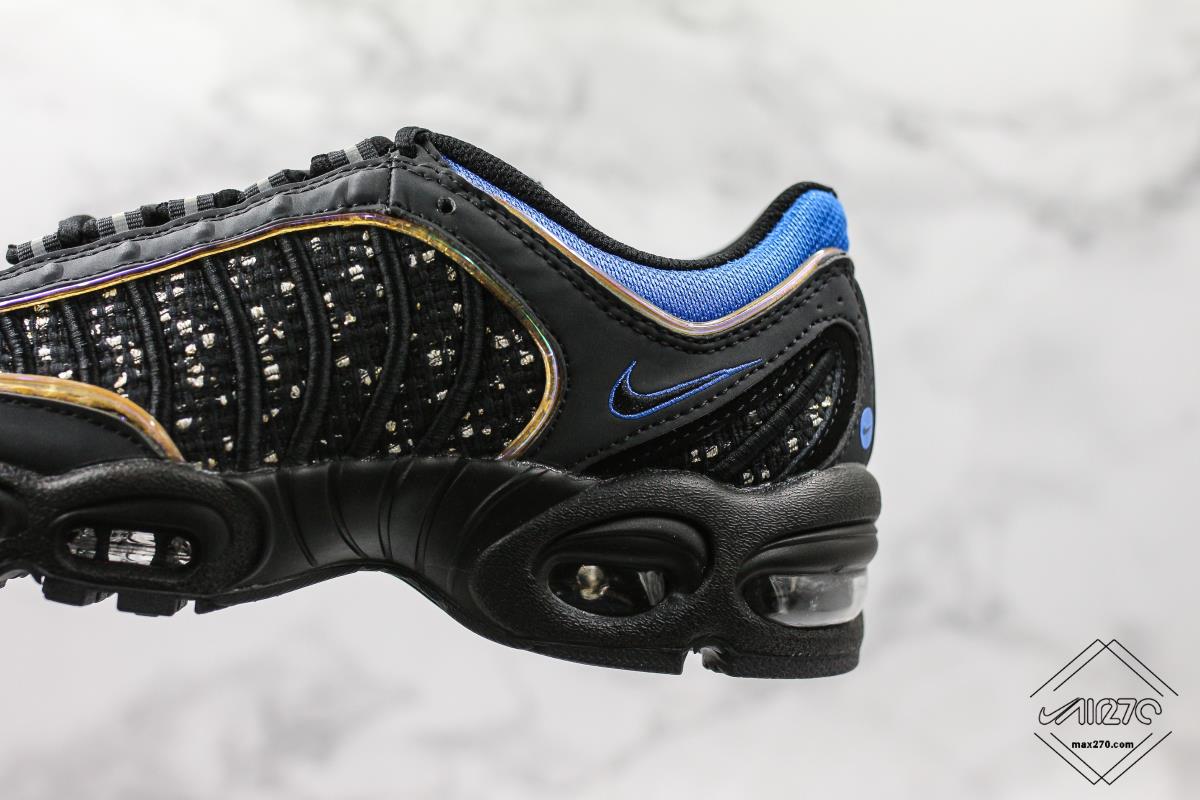 supreme x nike air max tailwind 4 black hyper cobalt
