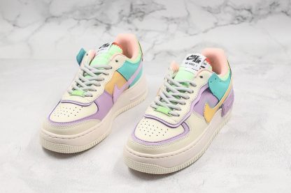 AF1 Shadow Pale Ivory Celestial Gold-Tropical Twist shoes