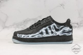 Air Force 1 Black Skeleton Halloween