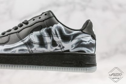 Air Force 1 Black Skeleton Halloween bone