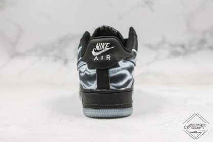 Air Force 1 Black Skeleton Halloween heel