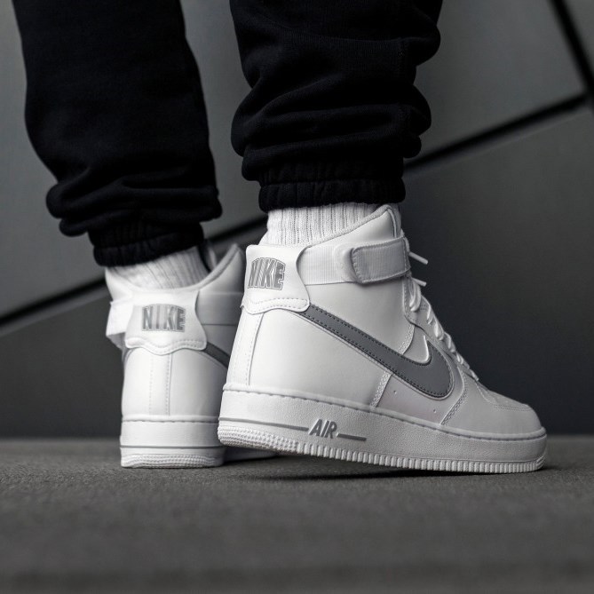 Air Force 1 High 07 White Wolf Grey AT4141-100