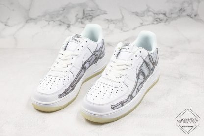 Air Force 1 Low Skeleton Halloween White shoes