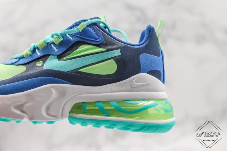 air max 270 react blue and green