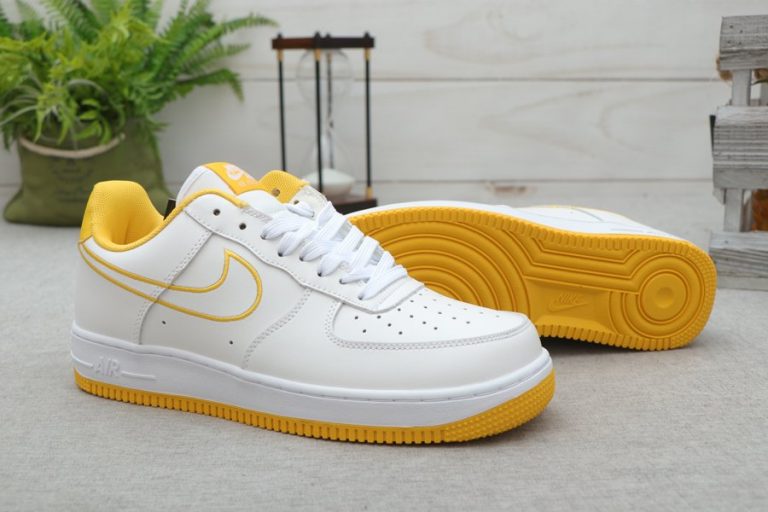 white and yellow airforce