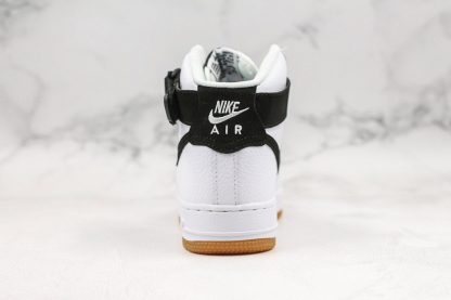 Nike Air Force 1 High White Gum Brown heel