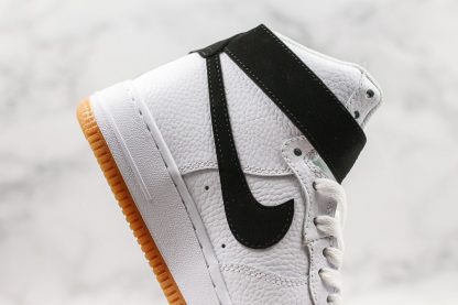 Nike Air Force 1 High White Gum Brown swoosh