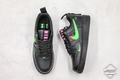 Nike Air Force 1 L.V.8 UL green swoosh logo