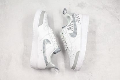 Nike Air Force 1 Low Under Construction Wolf Grey swoosh