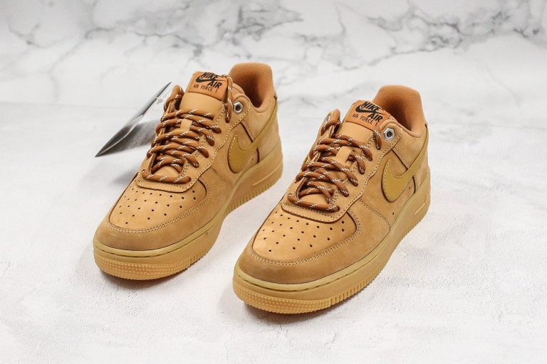 wheat low top air force ones