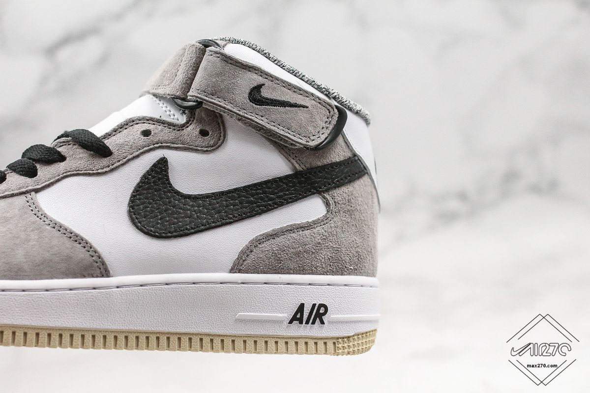 nike air force 1 mid grey