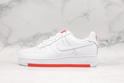 Nike Air Force 1 White-Habanero Red