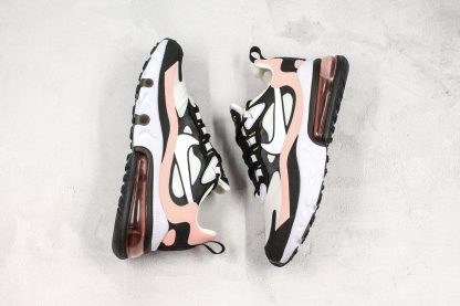 Nike Air Max 270 React Bleached Coral Shy Pink white swoosh