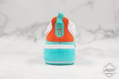 Nike Air Max Dia Aqua White Orange heel