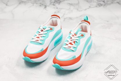 Nike Air Max Dia Aqua White Orange tongue