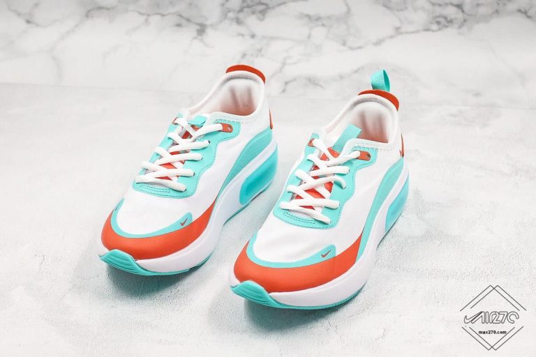 white green orange air max