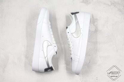 Nike Blazer Low LE White Silver swooshes