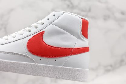 Nike Blazer Mid Vintage White Red lateral side