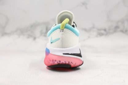 Nike Joyride Run Flyknit Racer White Pink-Aqua heel
