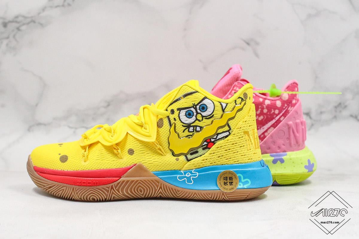 nike shoes kyrie 5 spongebob