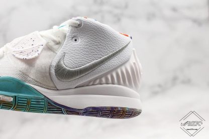 Nike Kyrie 6 Zoom Turbo White close look