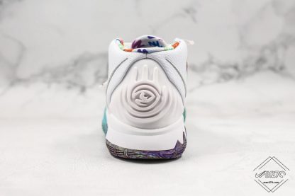 Nike Kyrie 6 Zoom Turbo White heel