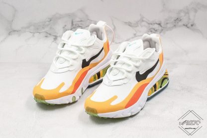 Nike React Air Max 270 React White Bright Mango