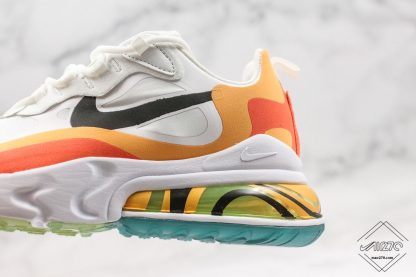 React Air Max 270 React White Bright Mango air unit