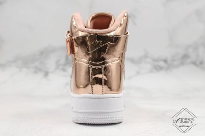 Air Force 1 High Liquid copper heel