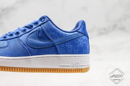 Air Force 1 Low x CLOT Game Royal Blue Silk swoosh