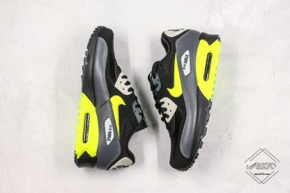 Air Max 90 Essential Volt Dark Grey Black panel