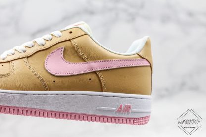 Kith x Nike Air Force 1 Low Linen pastel pink swoosh