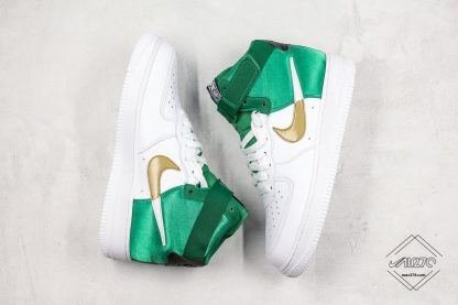 NBA x Nike Air Force 1 High Celtics gold