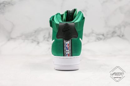 NBA x Nike Air Force 1 High Celtics heel