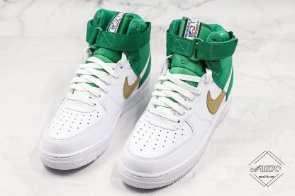 NBA x Nike Air Force 1 High Celtics strip