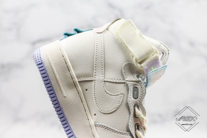 Nike AF1 High UT White Purple Pink Blue