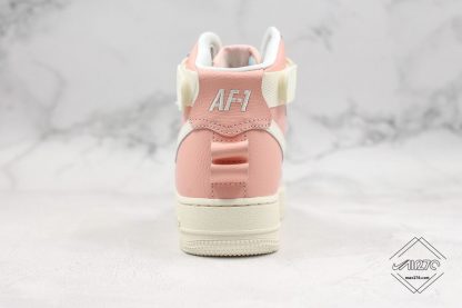 Nike Air Force 1 High Utility Echo Pink Sail heel