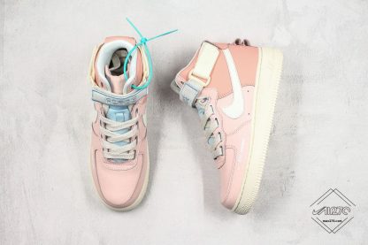 Nike Air Force 1 High Utility Echo Pink Sail tongue