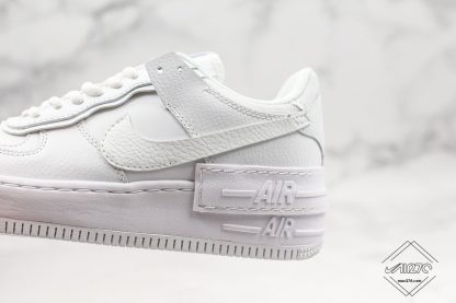 Nike Air Force 1 Low Shadow All White double air