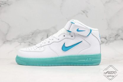 Nike Air Force 1 Mid White Artisan Teal