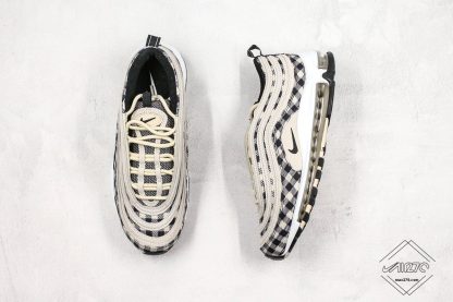 Nike Air Max 97 Plaid Light Cream tongue