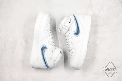 Nike Air​ Force 1​ MID 07 White Swoosh Overlap shoes
