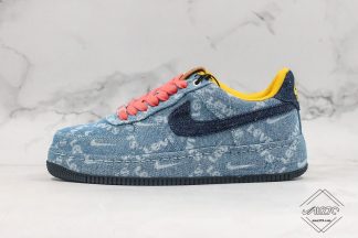 Nike By You Air Force 1 Low Leevis Exclusive Denim