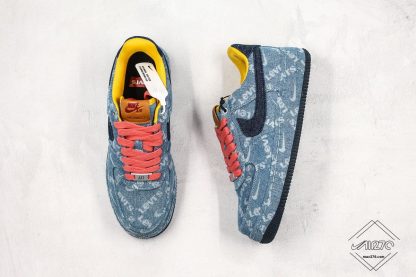 Nike By You Air Force 1 Low Leevis Exclusive Denim sneaker