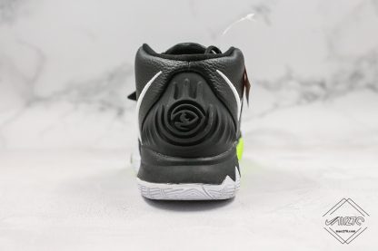 Nike Kyrie 6 Black White Dot-Volt heel