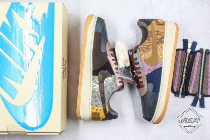 Travis Scott x Nike Air Force 1 Low Cactus Jack shoes